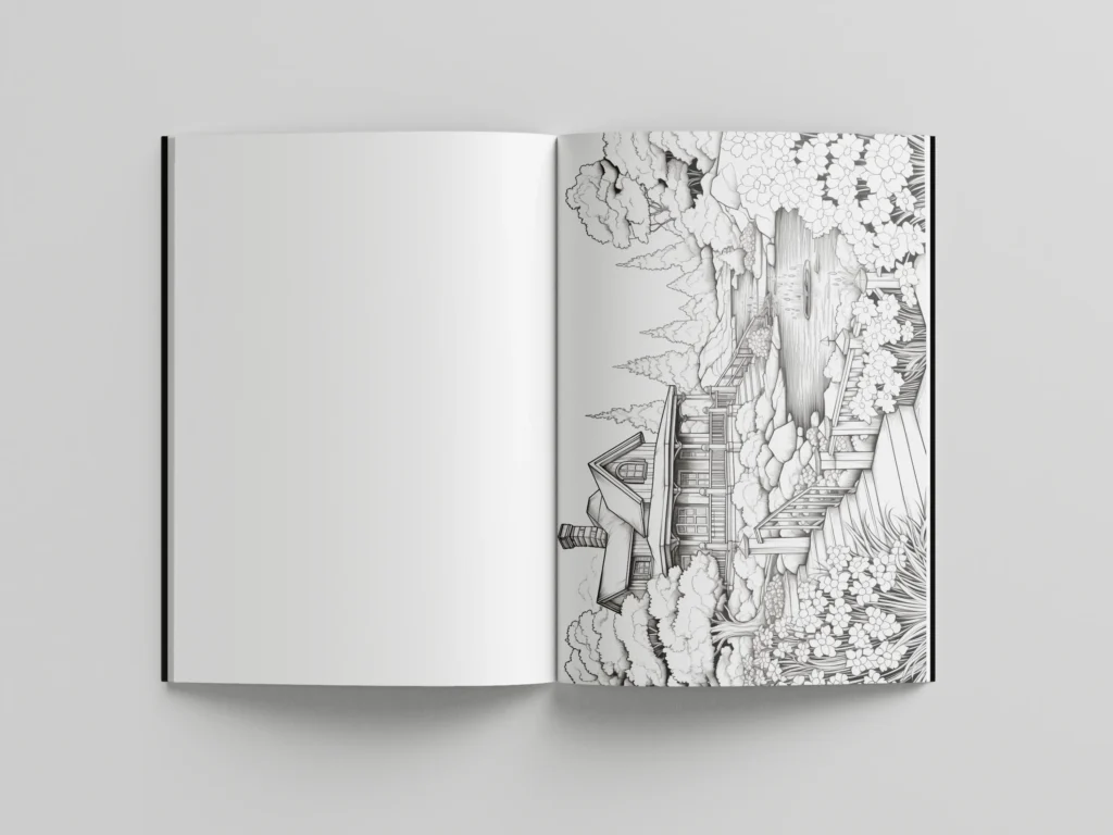 libros para adultos de colorear paisajes del mundo