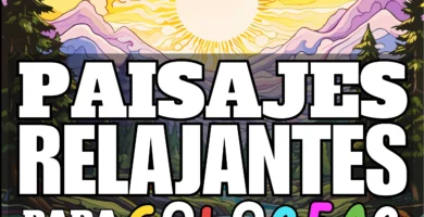 Libro de colorear para adultos Paisajes Relajantes