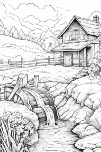 Libro de Colorear para Adultos Paisajes página 5