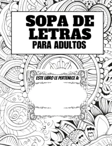 Sopa de Letras para Adultos página 1