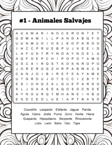 Sopa de Letras para Adultos página 3