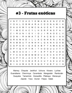 Sopa de Letras para Adultos página 4