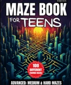 Libro de Laberintos para Adolescentes Cover