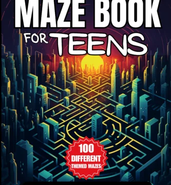 Libro de Laberintos para Adolescentes Cover